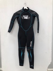 SEAC BLUE AND BLACK NEOPRENE WETSUIT-LOCATION 25B.