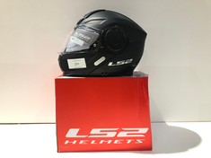 LS2 SCOPE - MOTORBIKE HELMET MODULARE, MATT BLACK, M (57-58 CM)-LOCATION 33B.