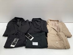 6 X JACK & JONES SUITS VARIOUS SIZES AND MODELS INCLUDING SIZE L BLACK - LOCATION 29A.