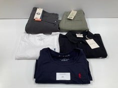 5 X GARMENTS VARIOUS MAKES AND MODELS INCLUDING GANT POLO SHIRT SIZE L - LOCATION 29A.