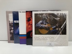 5 X VINYL VARIOUS ARTISTS INCLUDING ERIC CLAPTON - LOCATION 18B.