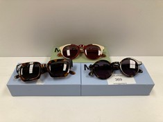 3 X SUNGLASSES MR.BOHO VARIOUS MODELS INCLUDING MODEL OWN ATTITUDE P10-I23 D - LOCATION 6B.