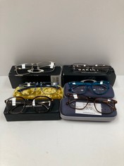 6 X GLASSES OF VARIOUS MAKES AND MODELS INCLUDING ZAGIG & VOLTAIRE MODEL VZV310 COL.0722 135 - LOCATION 6B.