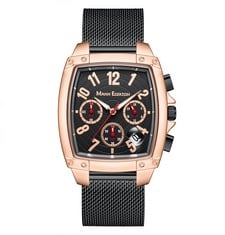 MANN EGERTON LIMITED EDITION HAND-ASSEMBLED WATCH IMPACT IN ROSE BLACK - SKU ME0114