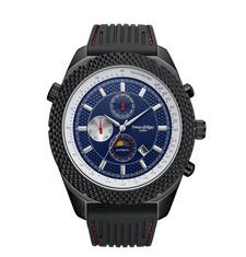 SWAN & EDGAR LIMITED EDITION HAND ASSEMBLED ROTATING SPEEDSTER AUTOMATIC BLACK WATCH - SKU SE01251