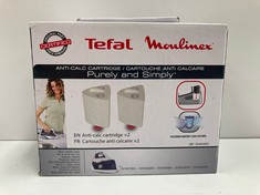 6 X TEFAL XD9030 ANTI-SCALE CARTRIDGE IN SET OF 2 TO FILTER WATER, MADE FOR PURELY & SIMPLY, REDUCES HEATING TIME AND IMPROVES PERFORMANCE - LOCATION 35B.