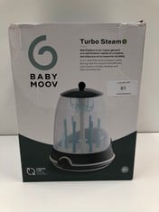 TURBO STEAM+ STERILISER BRAND BABY MOOV-LOCATION 50A.