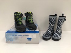 2 X CHILDREN'S BOOTS INCLUDING SNOW BOOTS SIZE 36 - LOCATION 30C.