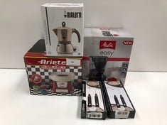 5 X HOUSEHOLD ITEMS INCLUDING BIALETTI COFFEE MACHINE-LOCATION 46A.