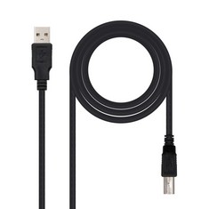 32 X NANOCABLE 10.01.0104-BK - USB 2.0 PRINTER CABLE, TYPE A/M-B/M, MALE-MALE, BLACK, 3MTS - LOCATION 22C.