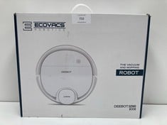 ECOVACS DEEBOT OZMO 900 - 4-IN-1 ROBOT HOOVER: SWEEPS, VACUUMS, MOPS AND SCRUBS, SMART LASER MAPPING, ALEXA COMPATIBLE, APP, WIFI, RESUMES CLEANING AFTER RECHARGING, VOICE REPORTING, WHITE - LOCATION