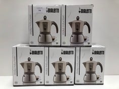 5 X BIALETTI COFFEE MACHINES-LOCATION 38A.