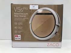 ZACO V5SPRO CLEANING ROBOT WHITE AND GOLD-LOCATION 40C.