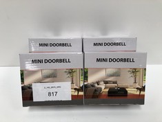 4 X MINI DOORBELLS