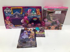 4 X TOYS VARIOUS MODELS INCLUDING MY LITTLE PONY-LOCATION 14A.