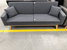 3 SEATER SOFA BED GREY COLOUR (BROKEN).