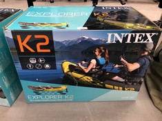 INTEX ADULT INFLATABLE KAYAK EXPLORER K2 FOR 2 PERSONS (68307).