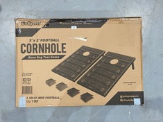 GOSPORTS CLASSIC CORNHOLE GAME - INCLUDES 8 PUFFS, TRAVEL CASE AND GAME RULES (CHOICE OF STYLE).