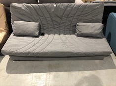 4 SEATER SOFA BED GREY COLOUR (BROKEN).