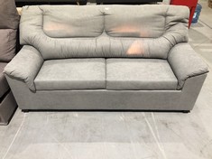 3 SEATER SOFA, LIGHT GREY COLOUR.