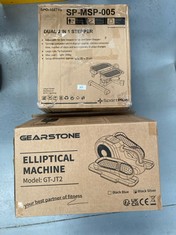 2 X ITEM EXERCISE VARIOUS MODELS INCLUDING GEARSTONE STATIC PEDALS MODEL GT-JT2 .