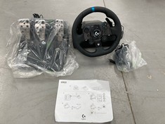 LOGITECH VIDEO GAME CONSOLE STEERING WHEEL MODEL G923 (NO ORIGINAL BOX).