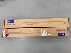 2 X NZXT SILENT EXTENDABLE MICROPHONE BOOM.