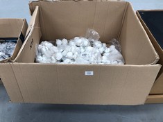 37 X PACK OF 4 PACKS OF WHITE DESK CHAIR CASTORS.