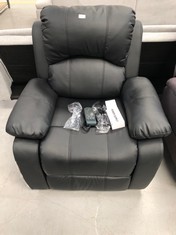 RECLINER MASSAGE CHAIR RECLINALE NALUI BLACK COLOUR (BROKEN).