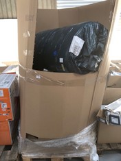 PALLET OF A VARIETY OF ITEMS FOR CANA INCLUDING MATTRESSES AND MATTRESS TOPPERS OF VARIOUS MODELS AND SIZES (MAY BE BROKEN OR DIRTY).