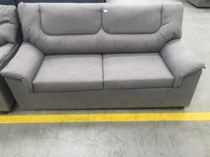 2 SEATER SOFA LIGHT GREY (BROKEN).