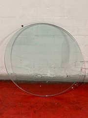 R.V.ASTLEY TEMPERED ROUND GLASS DIA  600MM 15MM THICK