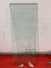 R.V.ASTLEY GLASS TOP 1200MM X 460MM TEMPURED GLASS 15MM THICK