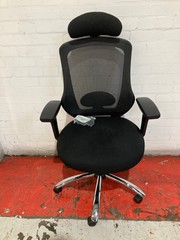 JOHN LEWIS ISAAC ERGONOMIC BLACK OFFICE CHAIR RRP £299 (003335033)