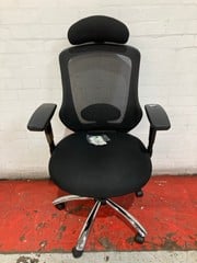 JOHN LEWIS ISAAC ERGONOMIC BLACK OFFICE CHAIR RRP £299 (003333907)