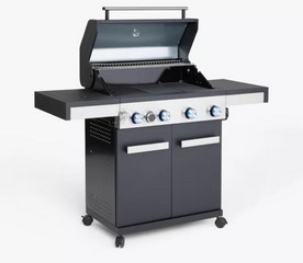 JOHN LEWIS GRILLSTREAM 4 BURNER HYBRID GAS & CHARCOAL BBQ (003333667)