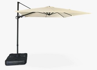 JOHN LEWIS 3M ROUND FS PARASOL & BASE RRP £349