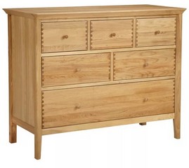 JOHN LEWIS ESSENCE 6 DRAWER CHEST OAK (003333904)  RRP £649