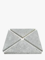 JOHN LEWIS PARASOL GRANITE TRIANGLE SLABS X4 2 PARTS (003333704) RRP £154