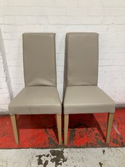 JOHN LEWIS SLENDER CHAIR SET OF 2 RRP £199