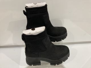 UGG BROOKLYN CHELSEA SIZE 8 BLACK BOOTS RRP £165