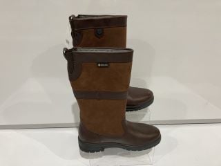 DUBARRY OF IRELAND KILDARE GORE TEX SIZE 41 WALNUT BOOTS RRP £95