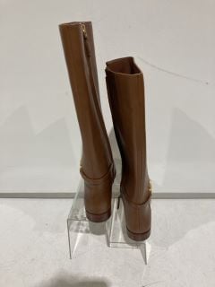 RALPH LAUREN BRIDGETTE SIZE 5 TALL TAN BOOTS RRP £269