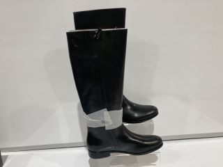 RALPH LAUREN BRIDGETTE SIZE 7 TALL BLACK BOOTS RRP £269