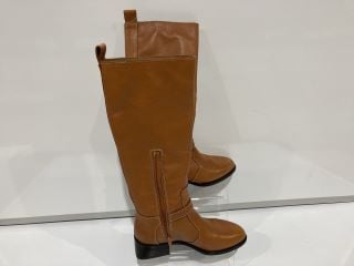 SEEBY CHLOE DANIMARCA CALF RUTH SIZE 37 LIGHT/PASTEL BROWN BOOTS RRP £178