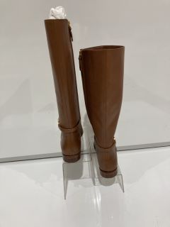 RALPH LAUREN BRIDGETTE SIZE 4 TALL TAN BOOTS RRP £269