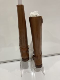 RALPH LAUREN BRITTANEY SIZE 4 TALL TAN BOOTS RRP £80