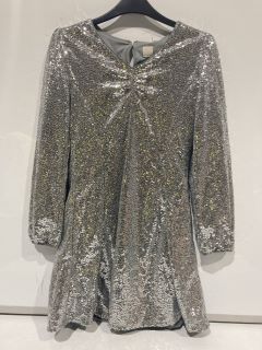 QTY OF JOHN LEWIS SEQUINS PARTY DRESS SIZE 12 YEARS