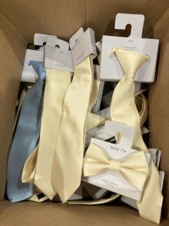 QTY OF JOHN LEWIS CREAM TIES SIZE S/M