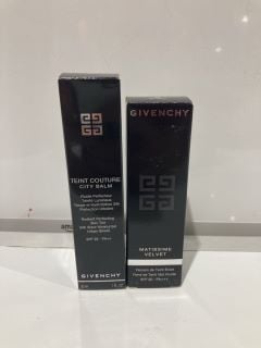 QTY OF ASSORTED BEAUTY ITEMS TO INCLUDE GIVENCHY TEINT COUTURE CITY BALM SPF 25 RRP £28